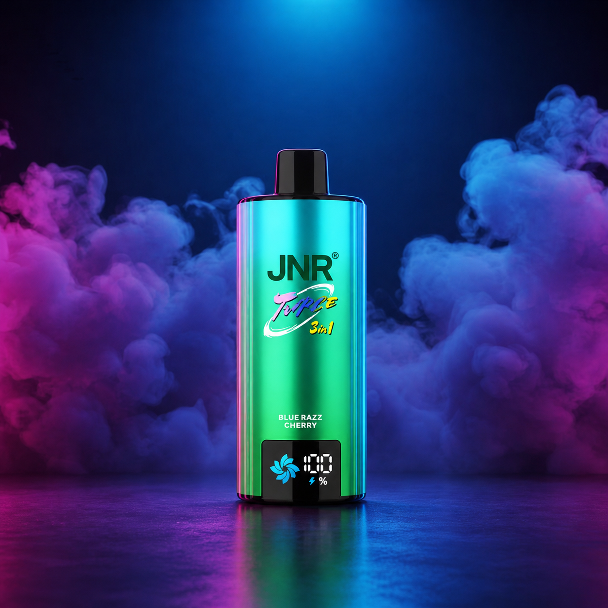 JNR Triple 3 en 1 110K Blue Razz Cherry Blue Razz Ice Black Ice - vape descartável para adultos com sabores de vape e Puffs em Portugal