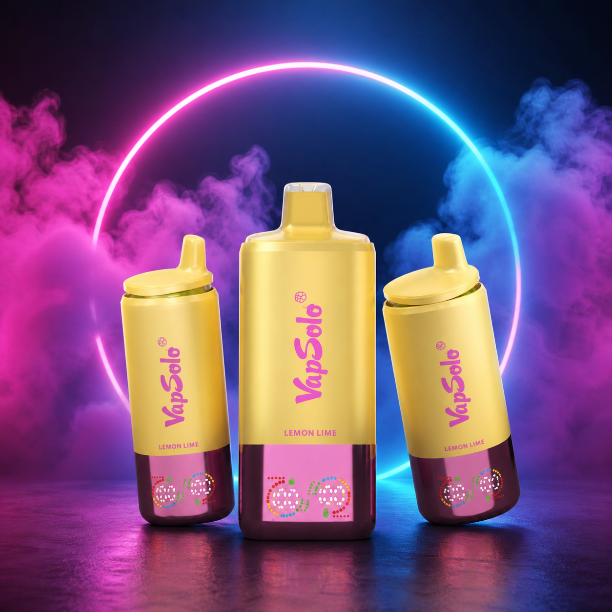 VapSolo Triple Pro 60K STRAWBERRY BANANA RASPBERRY WATERMELON LEMON LIME - vape descartável para adultos com sabores de vape e Puffs em Portugal